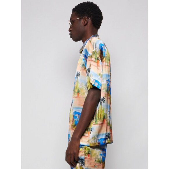 Les Benjamins x The Webster Allover Print Silk Shirt - Picture 4 of 7